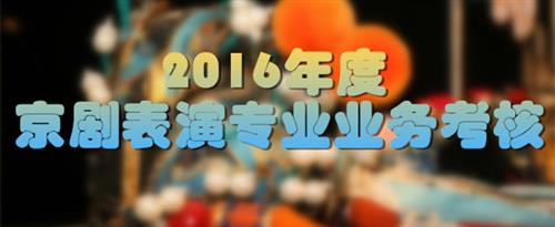 亲吻艹蛋爽视频国家京剧院2016年度京剧表演专业业务考...